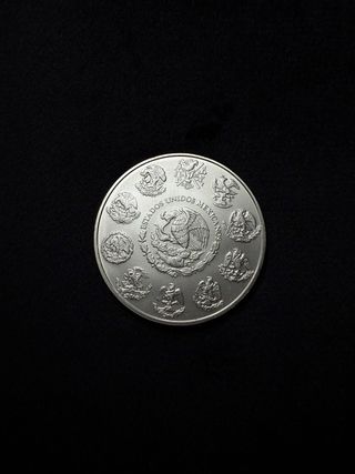 Moneda Plata Onza Libertad México 2012