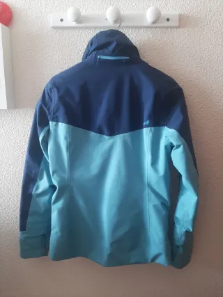 Abrigo de nieve Wedze azul y turquesa