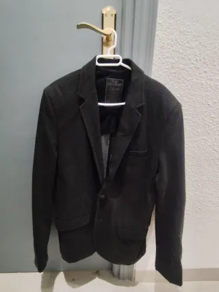 Blazer Pull&Bear Negro Talla M
