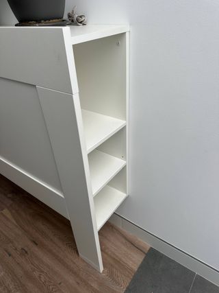 Cabezal Cama BRIMNES IKEA Madera Blanca
