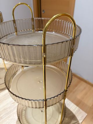 Organizador giratorio maquillaje y perfumes