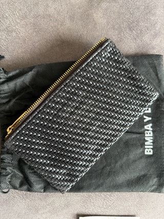 Cartera cuero trenzado Bimba y Lola NUEVA