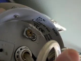 Lámpara colgante bola