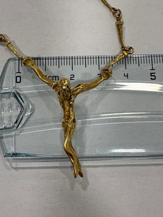 Cadena Cristo Dali Oro