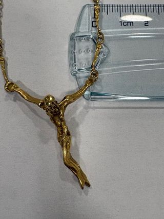 Cadena Cristo Dali Oro