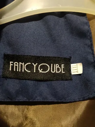 Chaquetón FANCYQUBE Azul/Dorado Talla XXXL