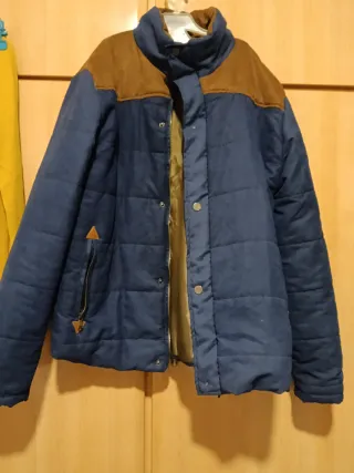 Chaquetón FANCYQUBE Azul/Dorado Talla XXXL