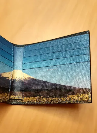 Portafoglio Paul Smith pelle nera disegno