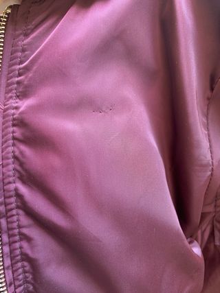 Chaqueta bomber Pull&Bear granate Talla S