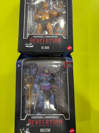 Pack He-Man y Skeletor Masters of the Universe Rev
