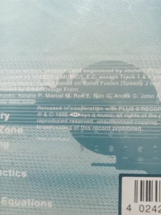 Speedy J - !ive - Harthouse