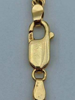 Cadena de Oro 18K, Cordón Macizo, 30gr, 60cm