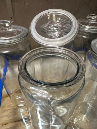 Botes altos de cristal