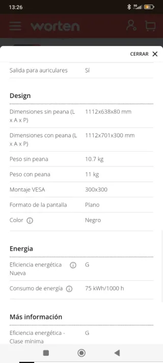 TV TCL 50C635 QLED 50 4K Ultra HD