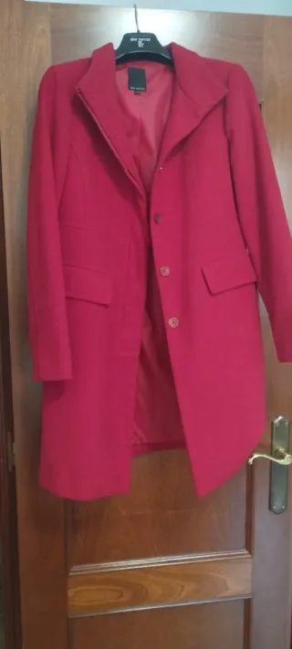 Abrigo Paz Torras Rojo Talla 40