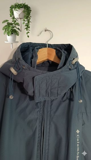 Anorak Columbia Azul - Talla XL - Impermeable.