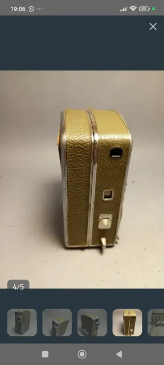 Cámara de cine vintage antigua(motor funciona)