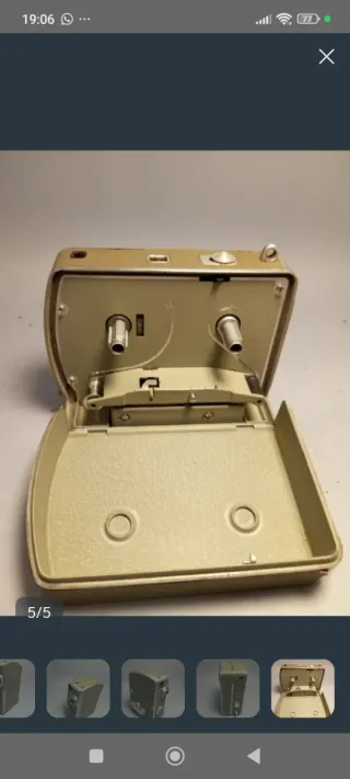 Cámara de cine vintage antigua(motor funciona)