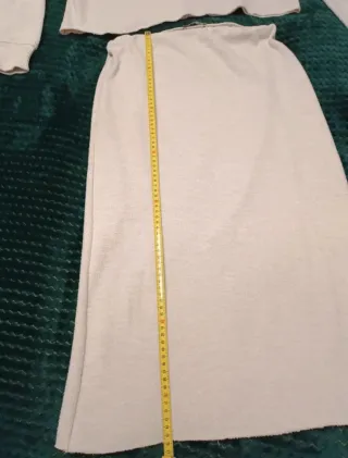 Conjunto ZARA Top Corto y Falda Larga