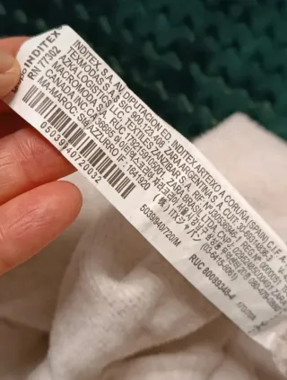 Conjunto ZARA Top Corto y Falda Larga