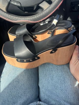 Sandalias Bershka plataforma Talla 39