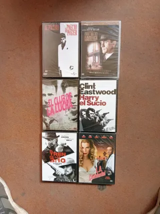 Lote 6 Películas DVD (Al Pacino, Eastwood, Crowe)