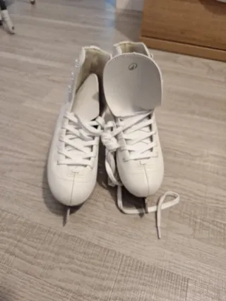 Patines de hielo blancos talla 39