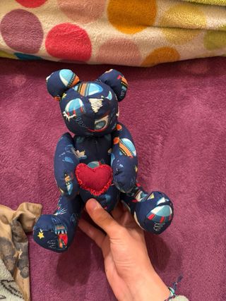 Osito de peluche hecho a mano.