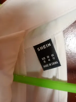 Vestido blanco halter encaje talla XL