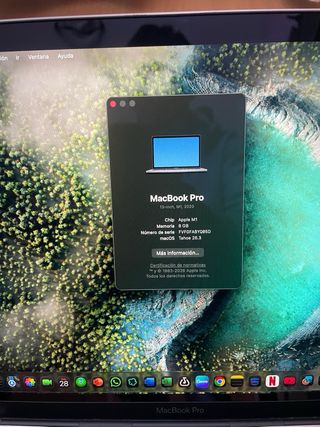 MacBook Pro M1 86%
