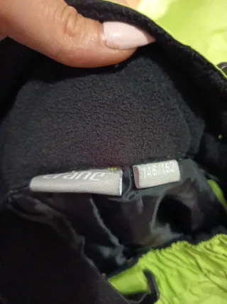 Pantalón de nieve verde con tirantes