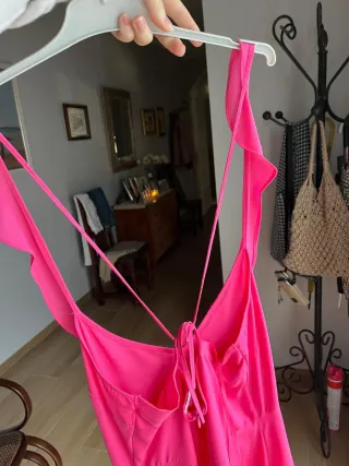 Vestido fiesta rosa El Corte Inglés