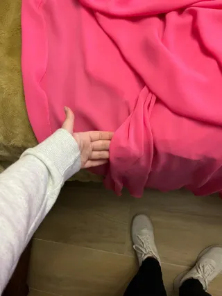 Vestido fiesta rosa El Corte Inglés