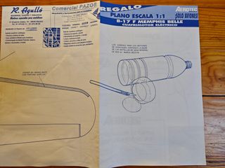 Plano Aerotec Transformación Multiplex a BoeingB17
