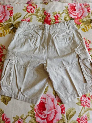 Bermudas Cargo shorts Silbon Talla 42 Beige nuevos