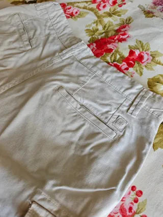 Bermudas Cargo shorts Silbon Talla 42 Beige nuevos
