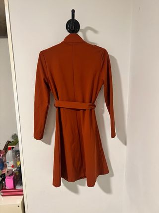 Vestido tipo gabardina Love Tree naranja Talla S