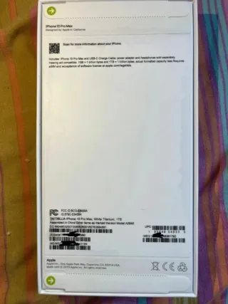 iPhone 15 Pro Max , Nuevo original.