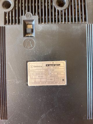 Telefono Fisso Vintage Telefónica Alcatel Rosso 1987