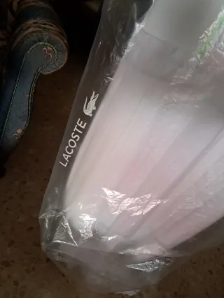 Vestido Lacoste blanco y verde