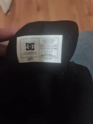 Zapatillas DC Shoes Negras Nuevas