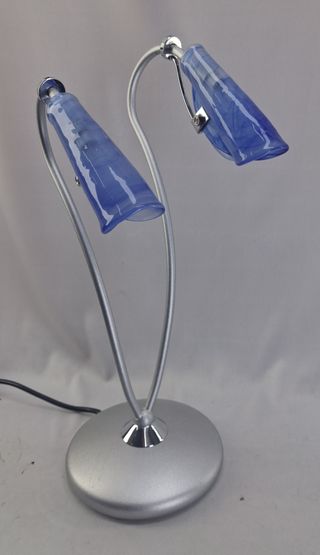 Lámpara sobremesa moderna Murano dos luces