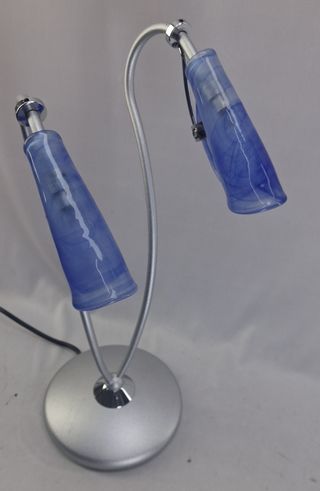 Lámpara sobremesa moderna Murano dos luces