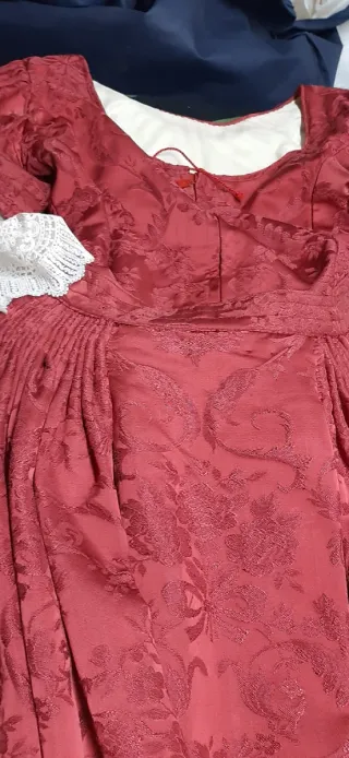 Traje Fallera Siglo XIX Rojo