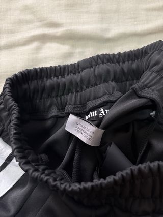 Pantalones Palm Angels negros con rayas blancas