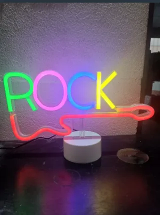Luz Neón Rock Guitarra