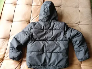 Chaqueta Negra Niño XXS con Abrigo