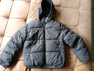 Chaqueta Negra Niño XXS con Abrigo