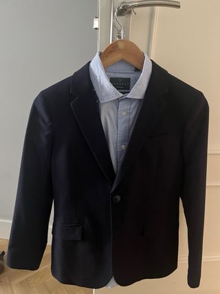 Traje de niño comunión azul