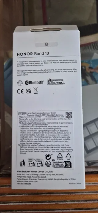 Honor Band 10 Smartwatch Negro/Dorado